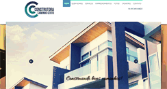 Desktop Screenshot of construtoracaminhocerto.com