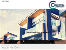 Tablet Screenshot of construtoracaminhocerto.com
